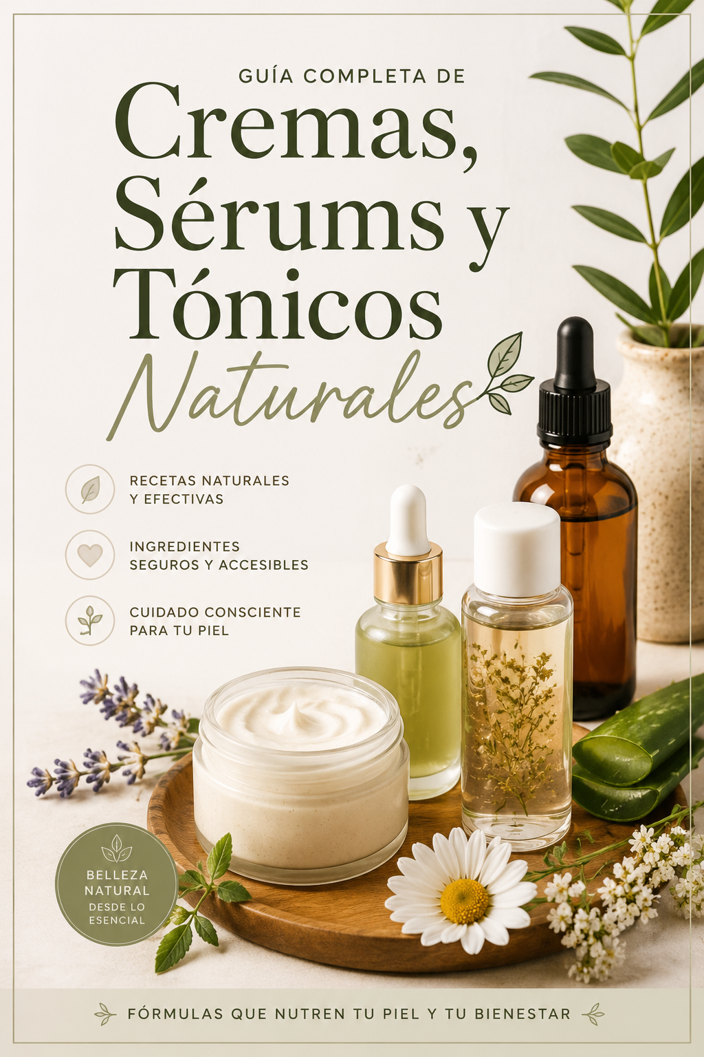 Emprende desde casa con cremas, serums  y tónicos naturales